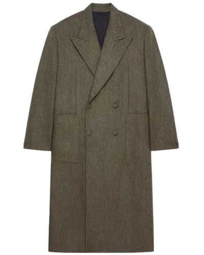 Givenchy Double-Breasted Coats - Green