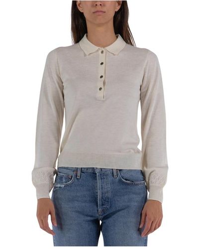 A.P.C. Lana polo sweater - Grau
