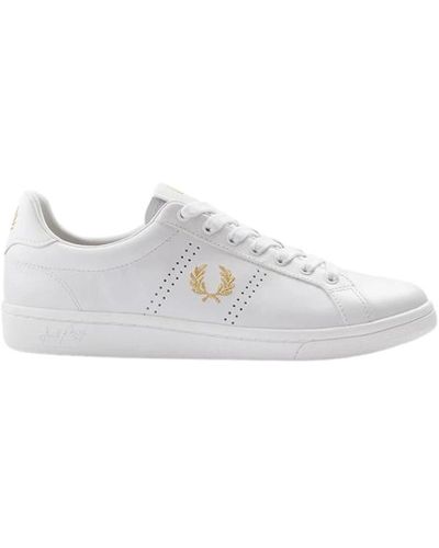 Fred Perry Scarpa pelle b721 - Bianco
