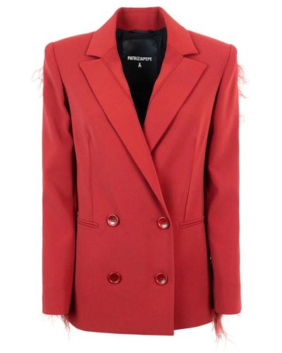Patrizia Pepe Jackets red - Rosso