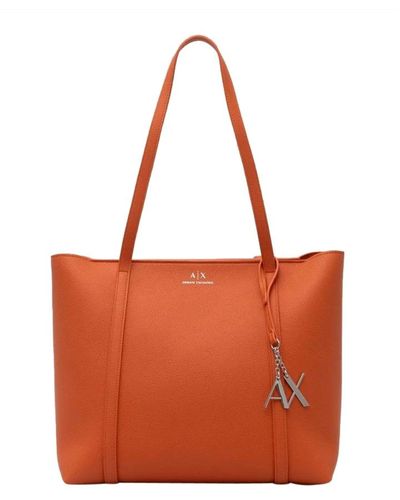 Armani Exchange Tote bags - Orange