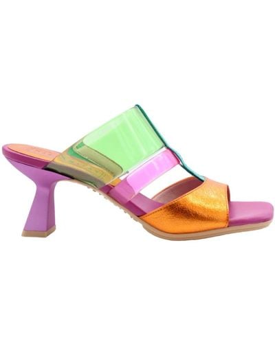 Hispanitas Shoes > heels > heeled mules - Vert