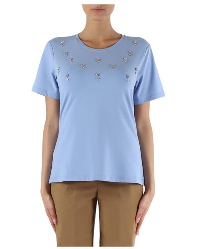 Elena Miro T-Shirts - Blue