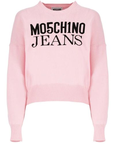 Moschino Round-neck knitwear - Pink