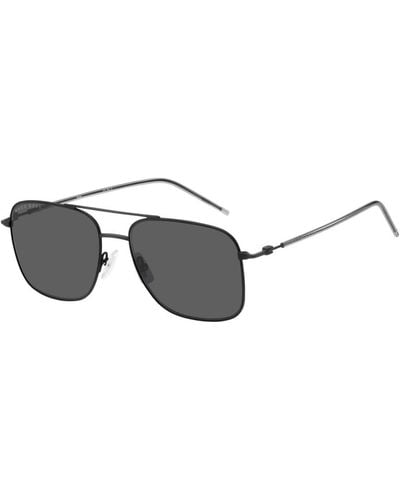 BOSS Matte schwarz/grau sonnenbrille boss 1310/s - Mettallic