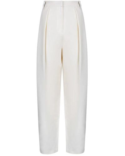 Magda Butrym Trousers > wide trousers - Blanc