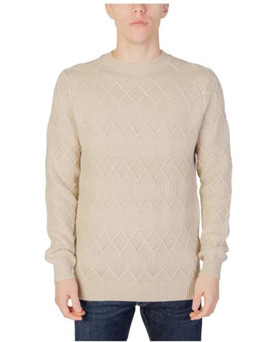 Only & Sons Round-Neck Knitwear - Natural