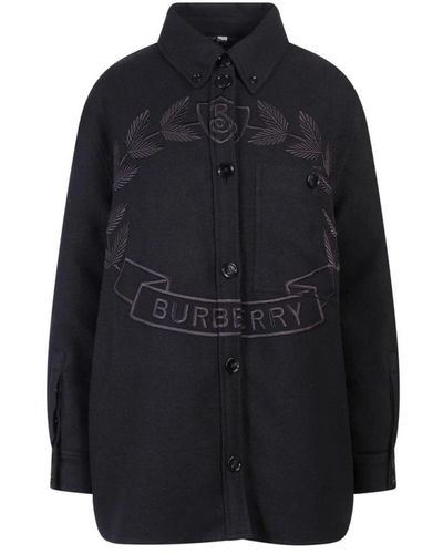 Burberry Light Jackets - Blue