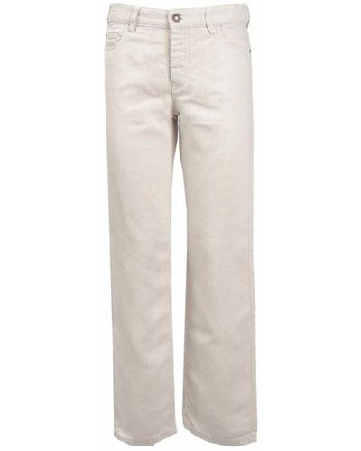 Emporio Armani Straight Jeans - Natural