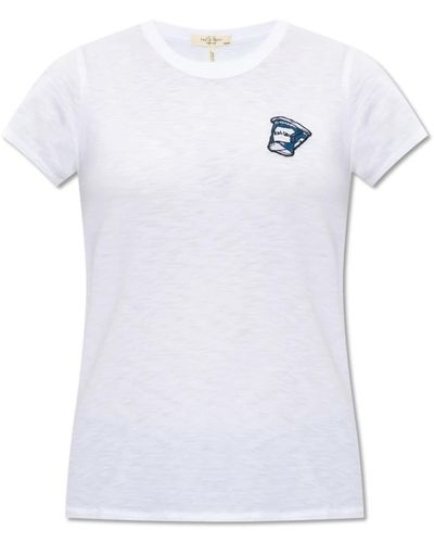 Rag & Bone Camiseta de algodón orgánico - Blanco