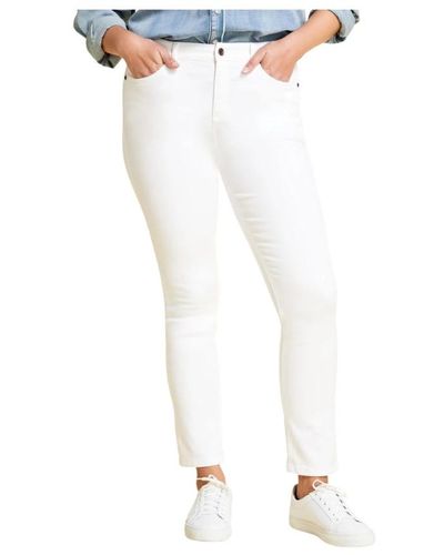 Marina Rinaldi Skinny trousers - Metálico