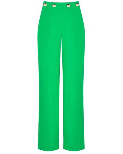 Rinascimento Straight Trousers - Green