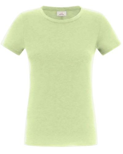 Deha Stretch t-shirt apfelgrün rundhals