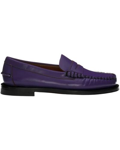 Sebago Klassische leder-pennyloafer - Blau