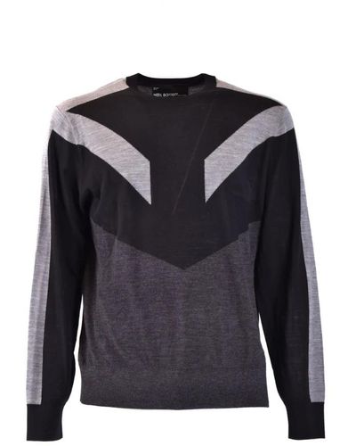 Neil Barrett Stylische pullover - Blau