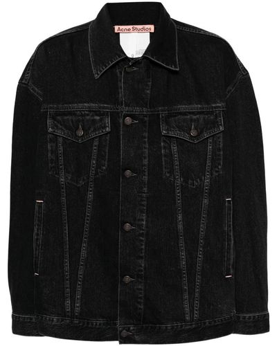 Acne Studios Jackets > denim jackets - Noir
