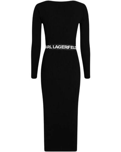 Karl Lagerfeld Midi Dresses - Black