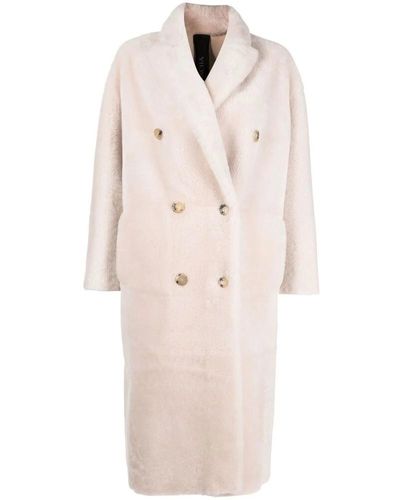 Blancha Coats > double-breasted coats - Neutre