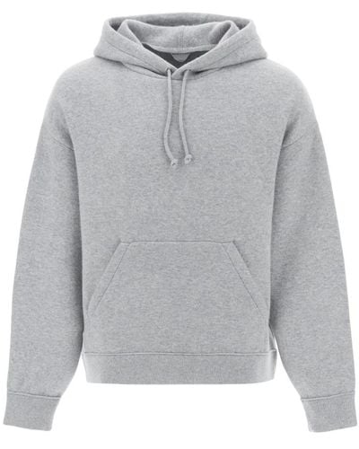 Bottega Veneta Cashmere strick hoodie - Grau