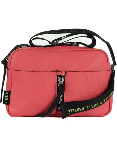 Rebelle Cross Body Bags - Red