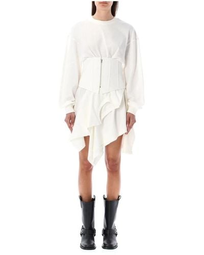 Acne Studios Short Dresses - White