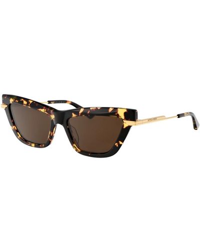Bottega Veneta Accessories > sunglasses - Marron