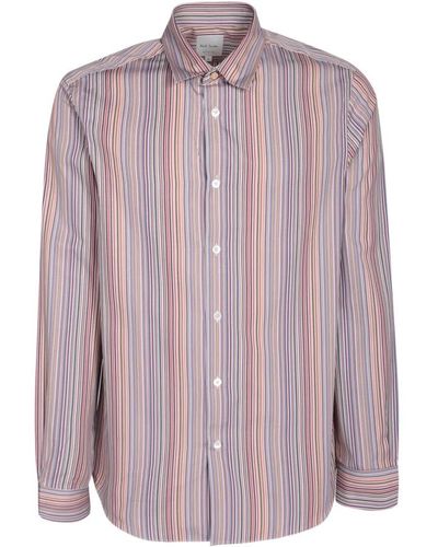 PS by Paul Smith Casual Shirts - Purple