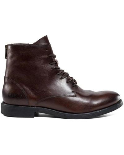 Replay Shoes > boots > lace-up boots - Marron