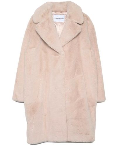 Stand Studio Jackets > faux fur & shearling jackets - Rose