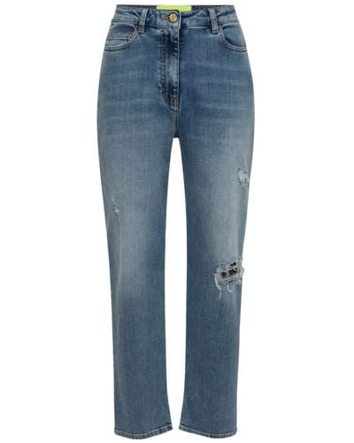 Elisabetta Franchi Straight Jeans - Blue