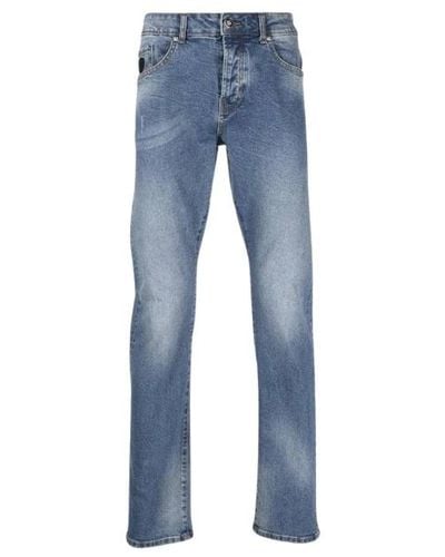 John Richmond Stylische Slim Fit Jeans - Blau