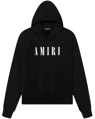 Amiri Schwarzer core logo hoodie