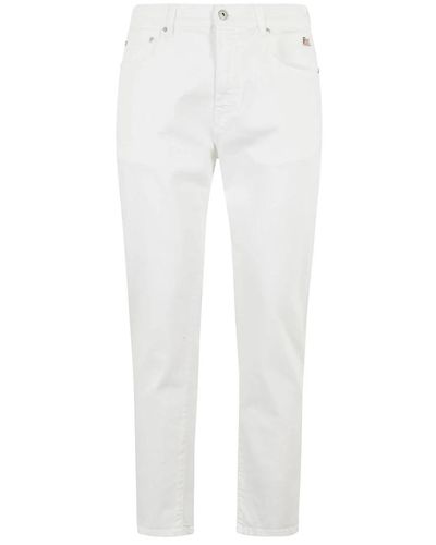 Roy Rogers Stylische denim jeans in weiß