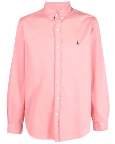 Ralph Lauren Ss23 Herrenhemden - Pink