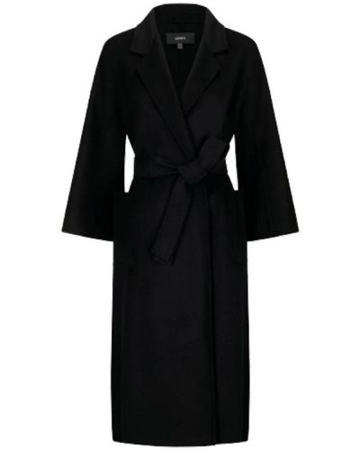 Arma Belted Coats - Black
