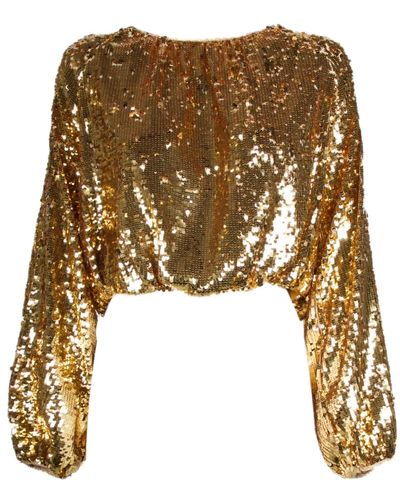 Jucca Pailletten sweatshirt - gold - Mettallic