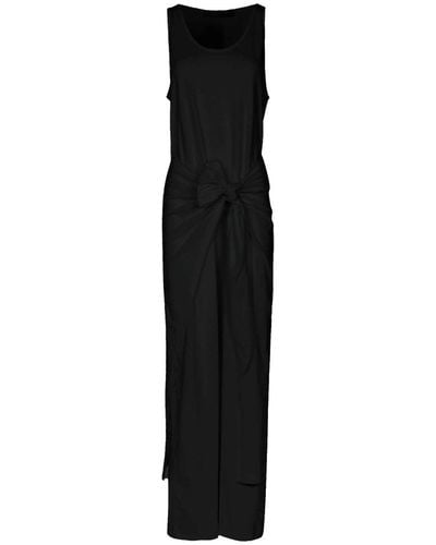 Tela Midi Dresses - Black
