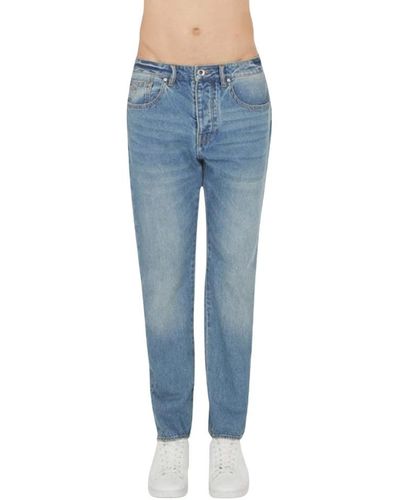 Armani Exchange Loose-Fit Jeans - Blue