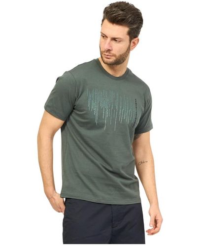 Armani Exchange Kurzarm fantasy t-shirt - Grün