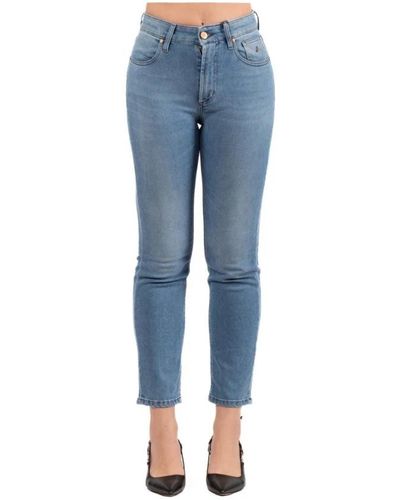 Jeckerson Jeans > cropped jeans - Bleu