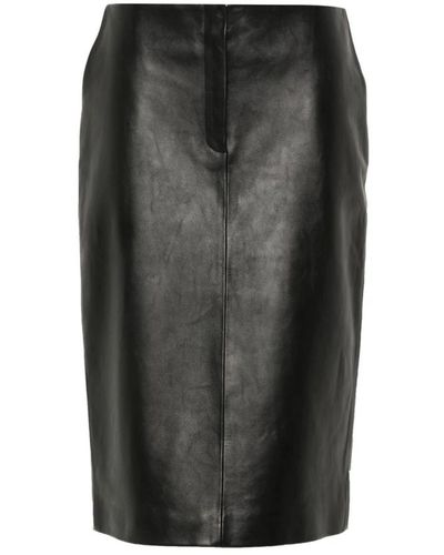 Magda Butrym Leather skirts - Nero