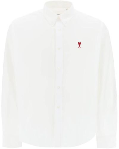 Ami Paris Casual Shirts - White