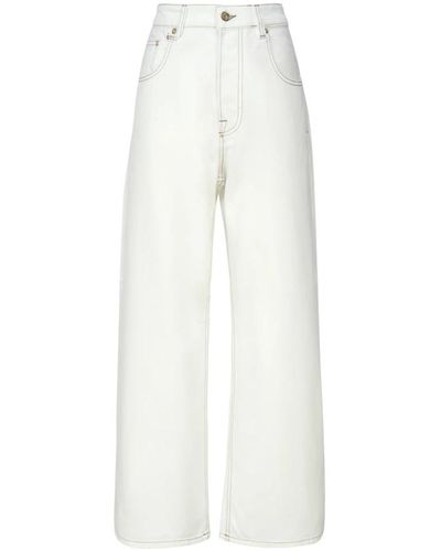 Jacquemus Wide jeans - Weiß
