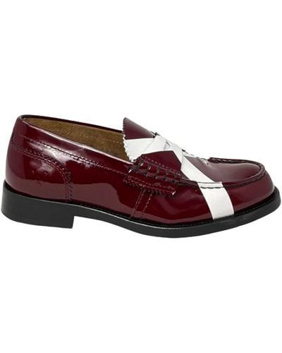 COLLEGE Shoes > flats > loafers - Rouge