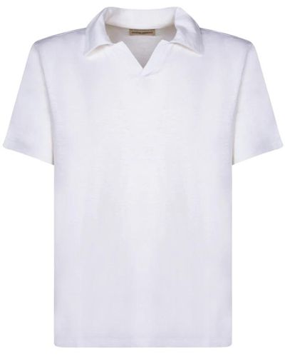 Officine Generale Polo Shirts - White