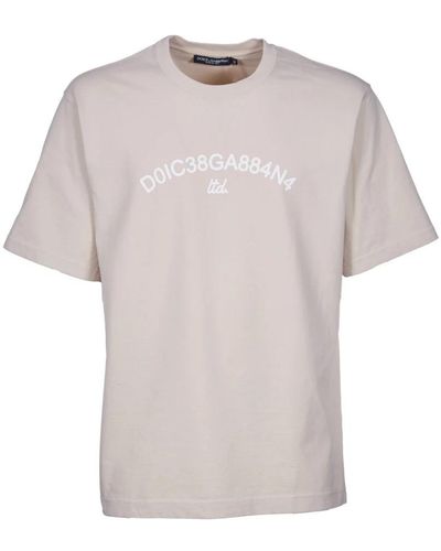 Dolce & Gabbana T-Shirts - Natural