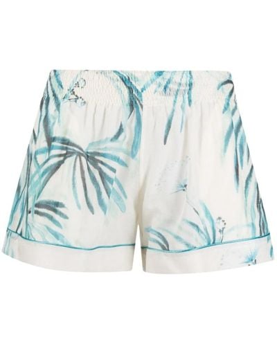 F.R.S For Restless Sleepers Shorts palazzo blancos - Azul