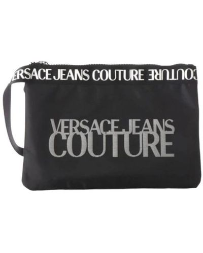 Versace Schwarze handgelenk clutch-tasche