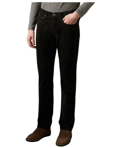 Massimo Alba Trousers > straight trousers - Noir
