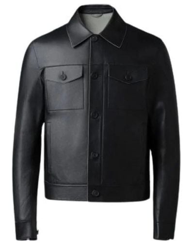 Mackage Leather Jackets - Black